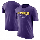 Los Angeles Lakers Purple Nike Practice Performance T-Shirt,baseball caps,new era cap wholesale,wholesale hats